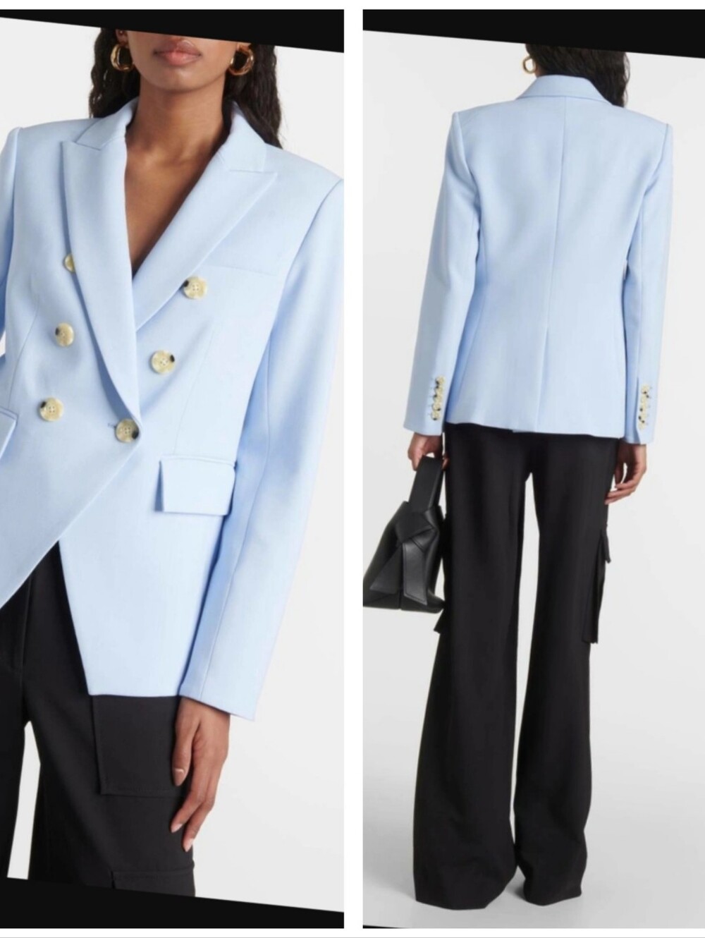 Veronica Beard Miller Dickey Jacket Ice Blue Size 4 - Picture 4 of 11